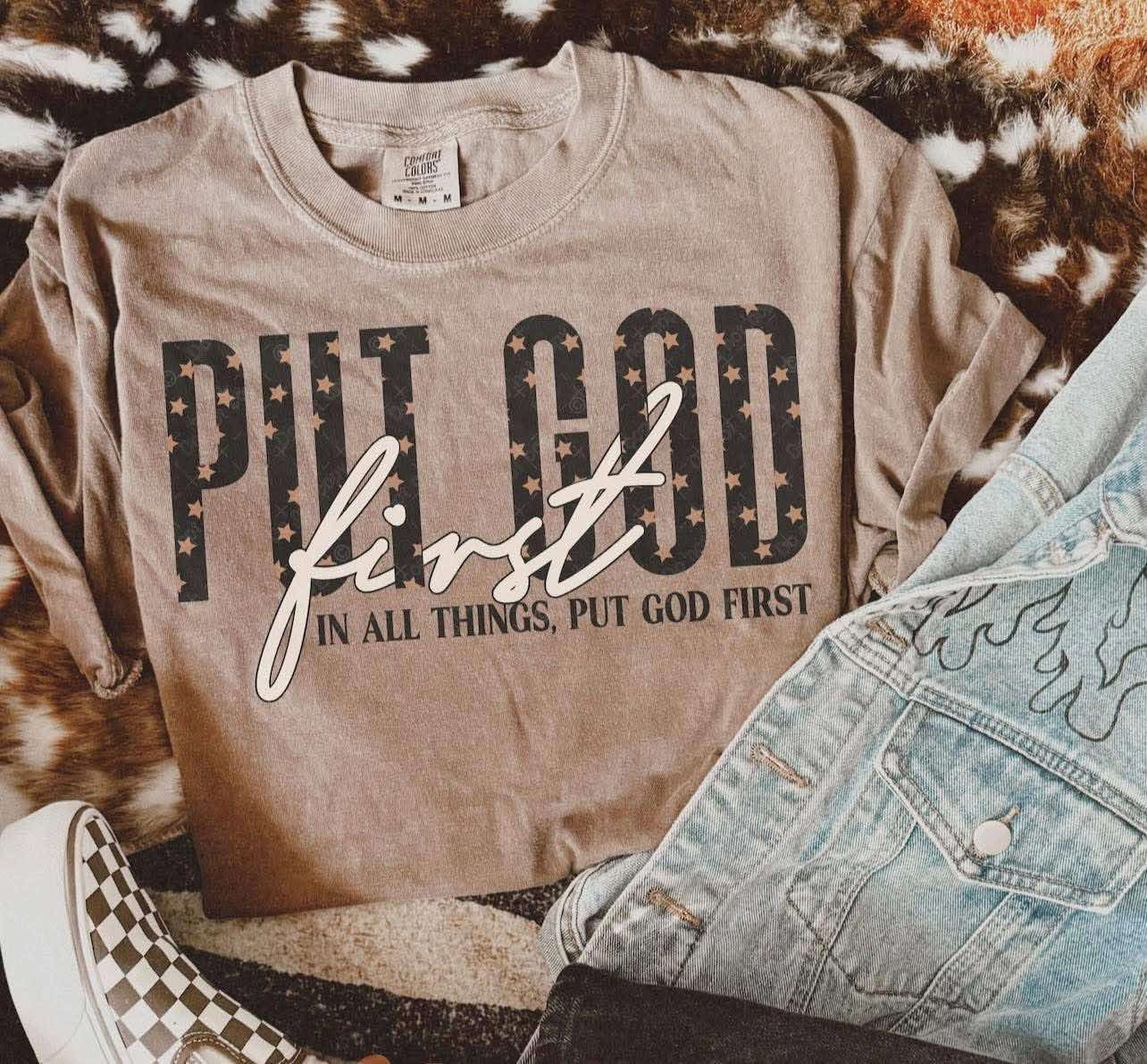 Put God first tee/tank