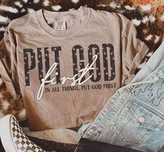 Put God first tee/tank