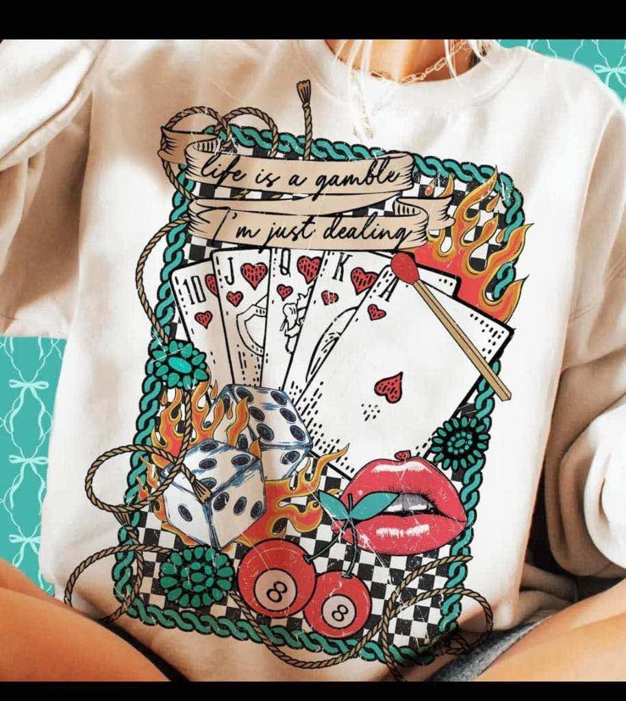 Life is a Gamble tee/tank