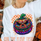 Neon Scary Pumpkin tee/sweatshirt