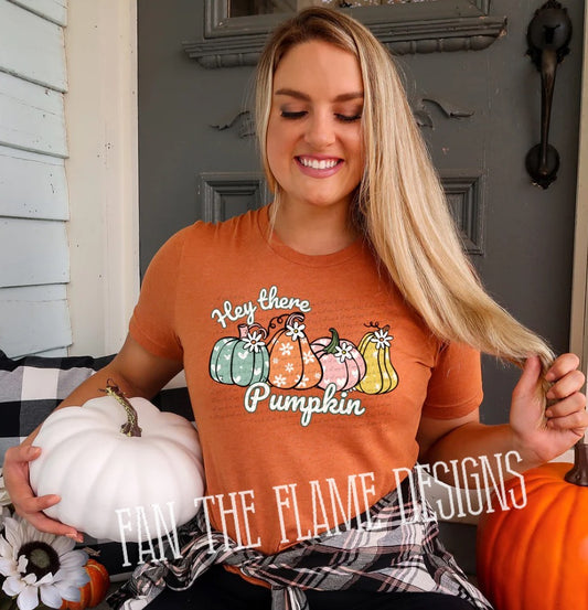 Hey There Pumpkin Retro tee/sweatshirt