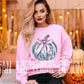 Silver Disco Pink Bow Pumpkin tee/sweatshirt