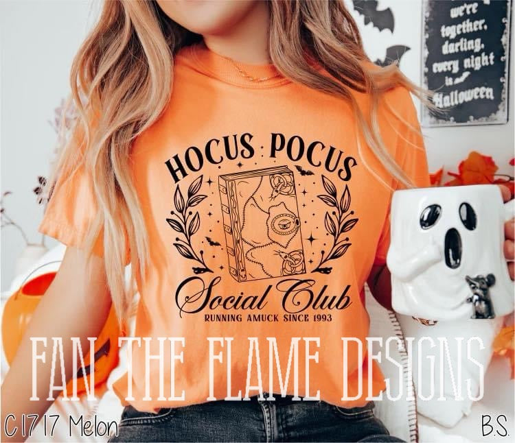 Hocus Pocus Social Club tee/sweatshirt