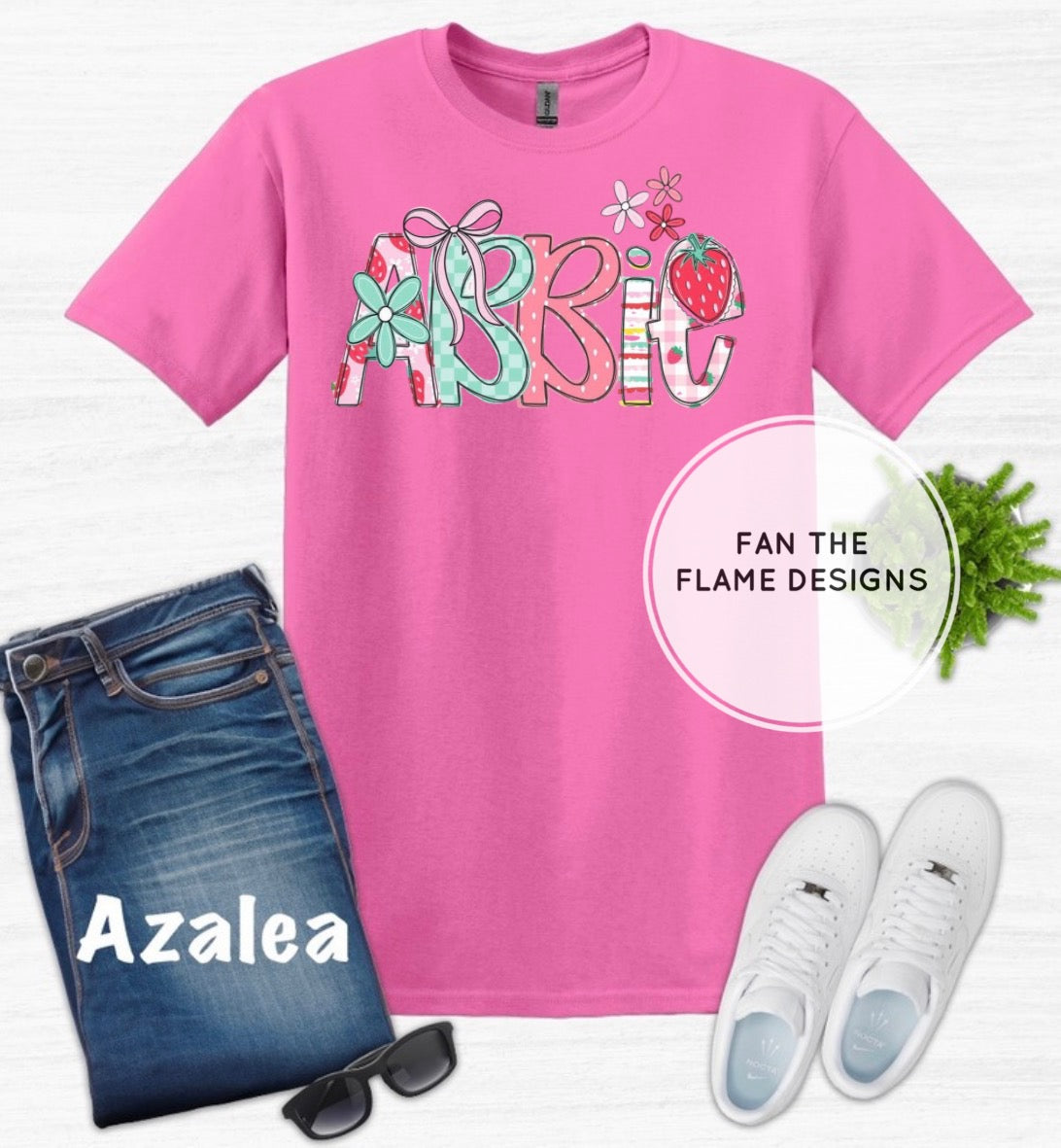 Personalized Strawberry Patch