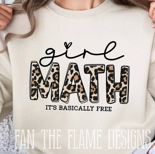 Girl Math tee/sweatshirt