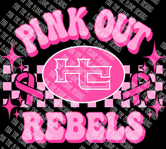 Pink Out HC Rebels tee/sweatshirt