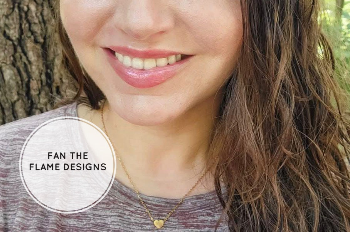Mini Heart Engraved Necklace