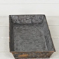 Antique Pewter Metal Rectangle Tray