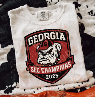 GA SEC 2025 Champs Short/Long/Sweatshirt