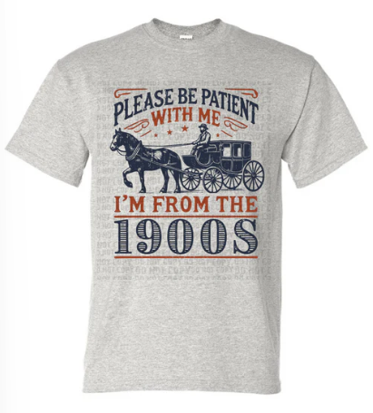 From the 1900s tee/sweatshirt