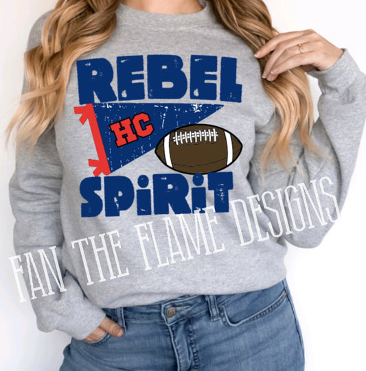 Rebel Spirit tee/sweatshirt