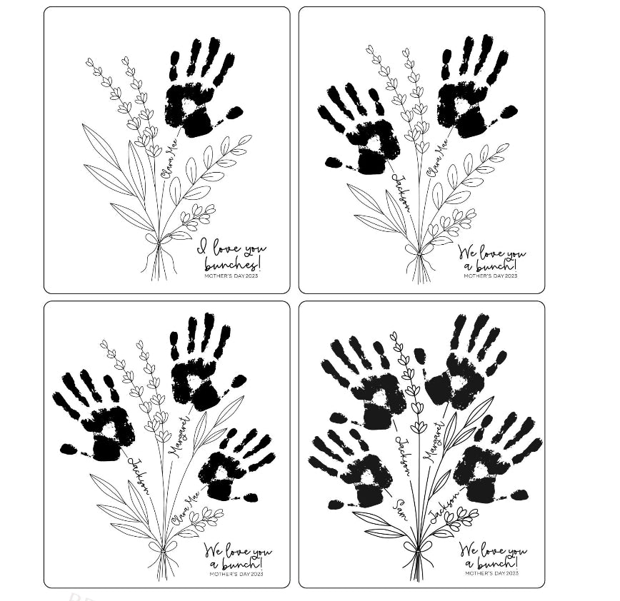 Mothers Day Wooden Handprint Art