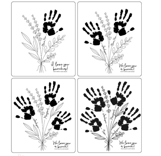 Mothers Day Wooden Handprint Art