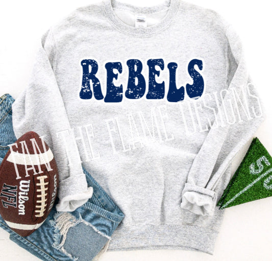 Retro Rebel tee/sweatshirt