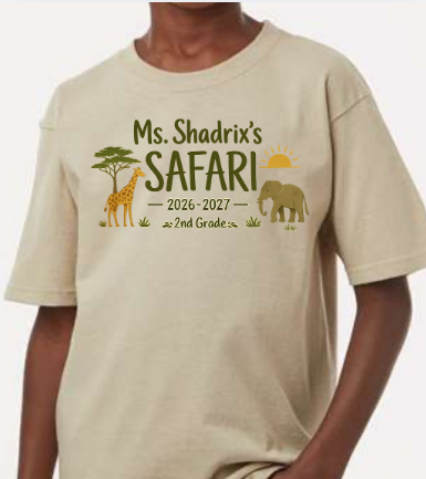 Ms. Shadrix’s class tee