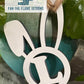 Easter Monogram Car/ Easter Basket Charm