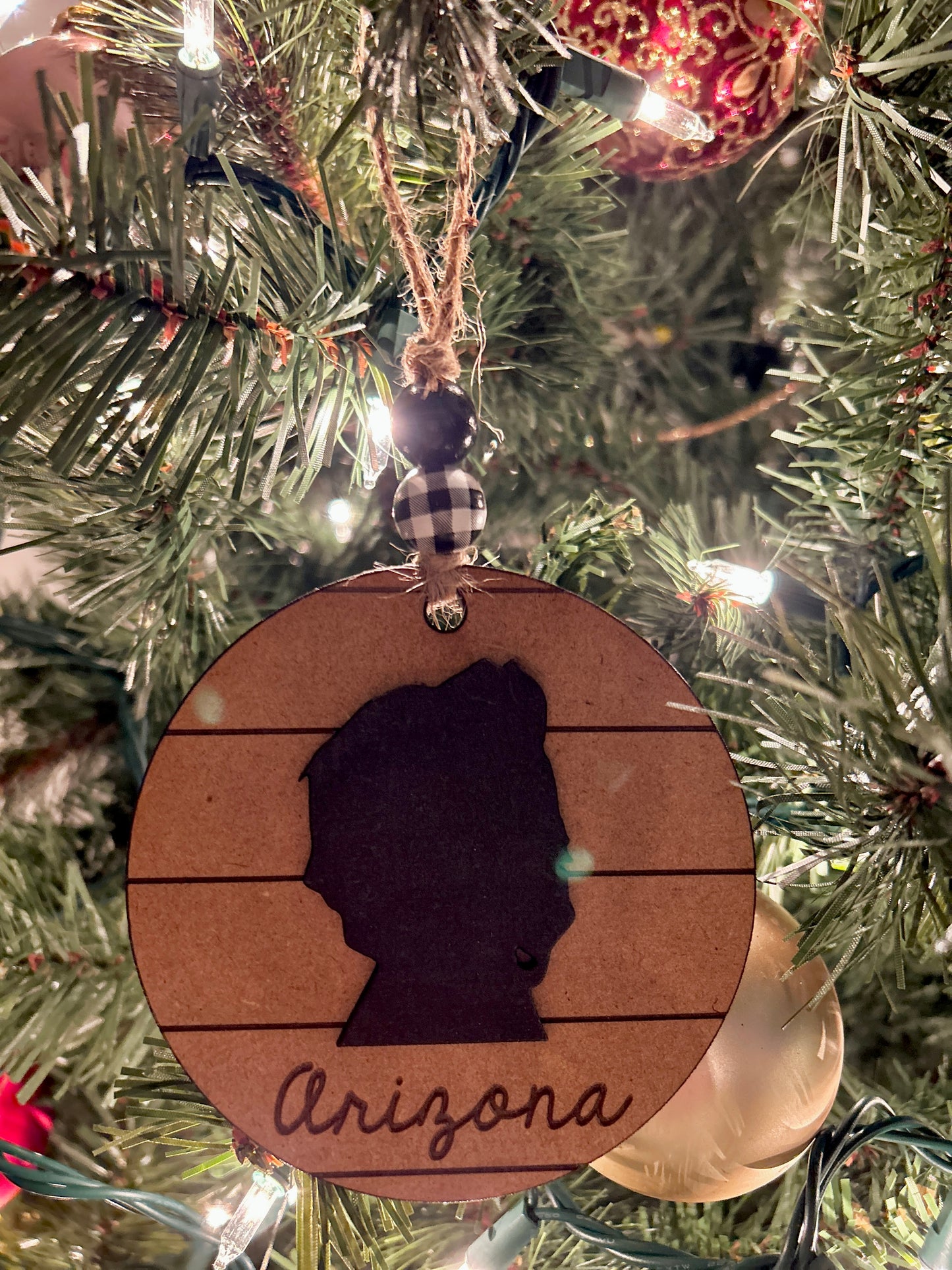 Handmade Wooden Silhouette Ornaments