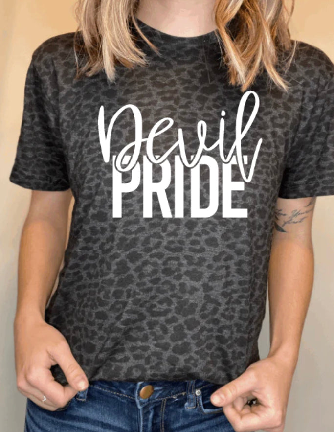 School (Rebel/Devil/Trojan/Tiger/Jacket) Pride Tee