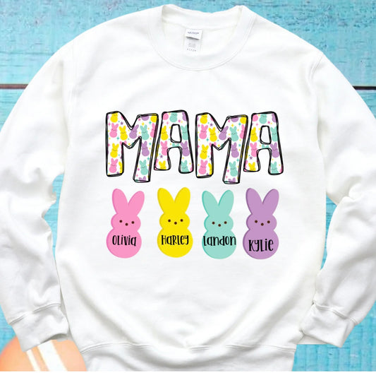 Personalized Easter Mama Tee/Sweatshirt