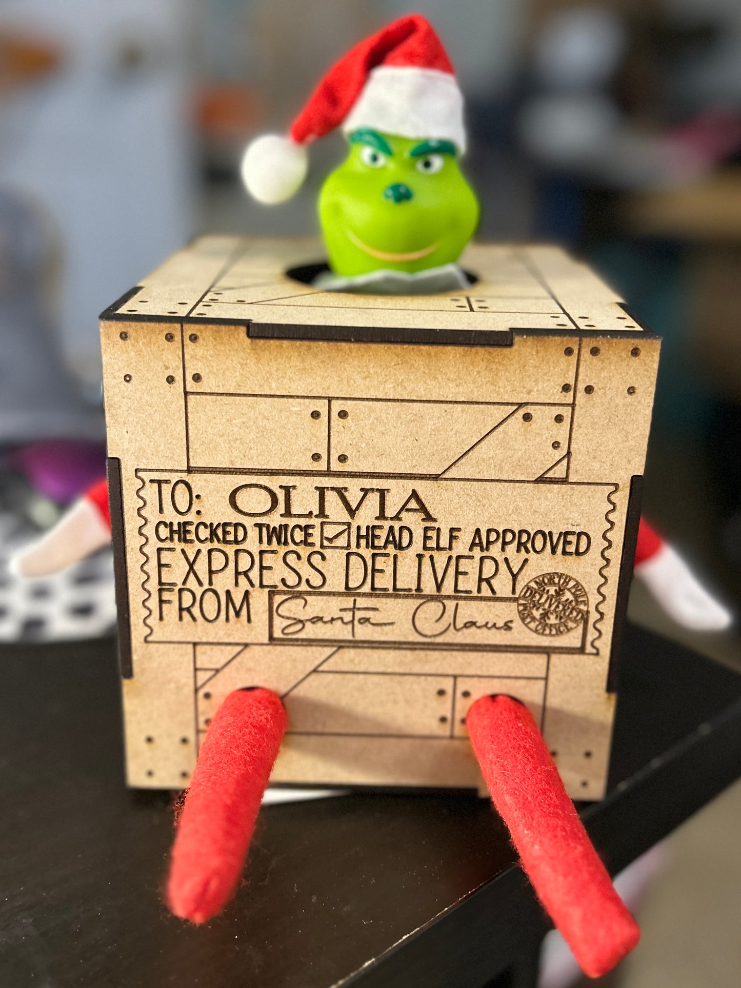 Personalized Elf Arrival Crate