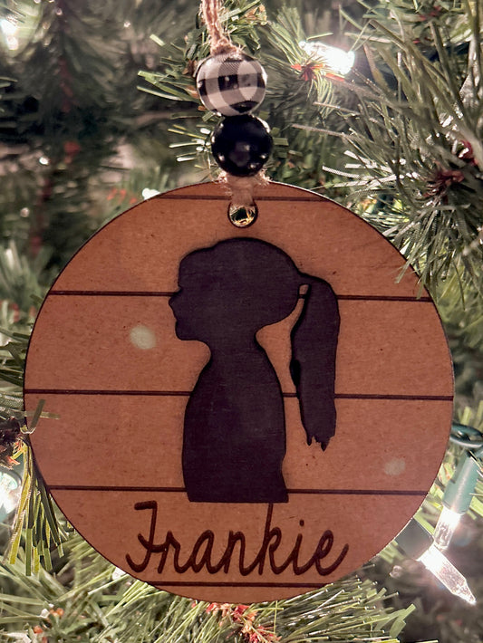 Handmade Wooden Silhouette Ornaments