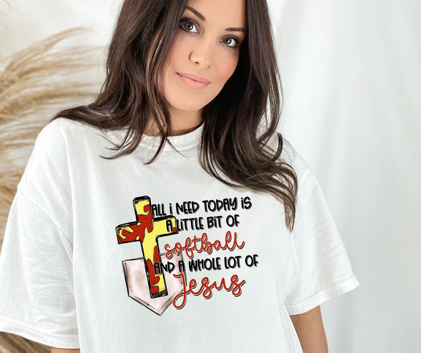 Softball & Jesus Tee/Sweatshirt