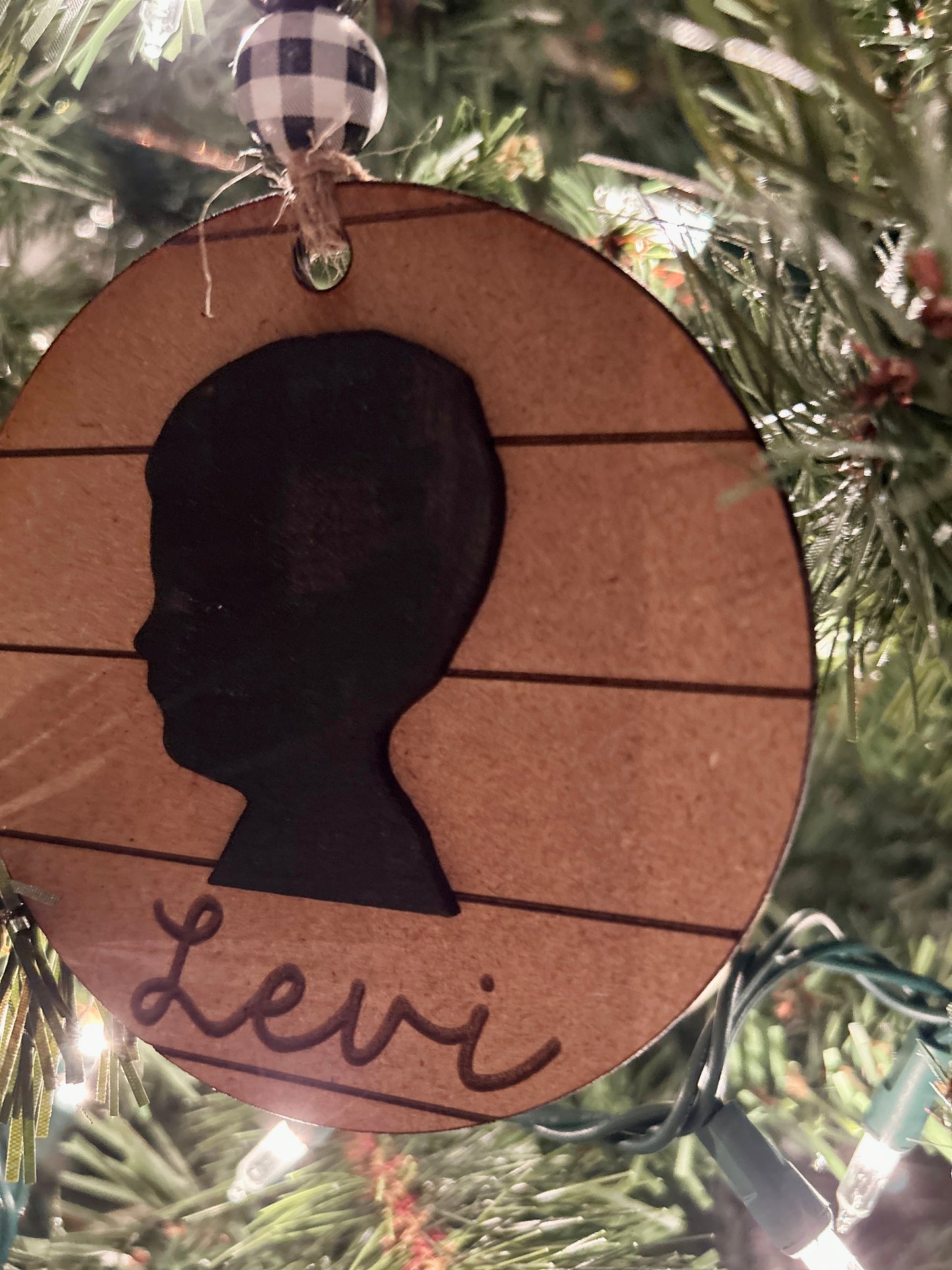 Handmade Wooden Silhouette Ornaments