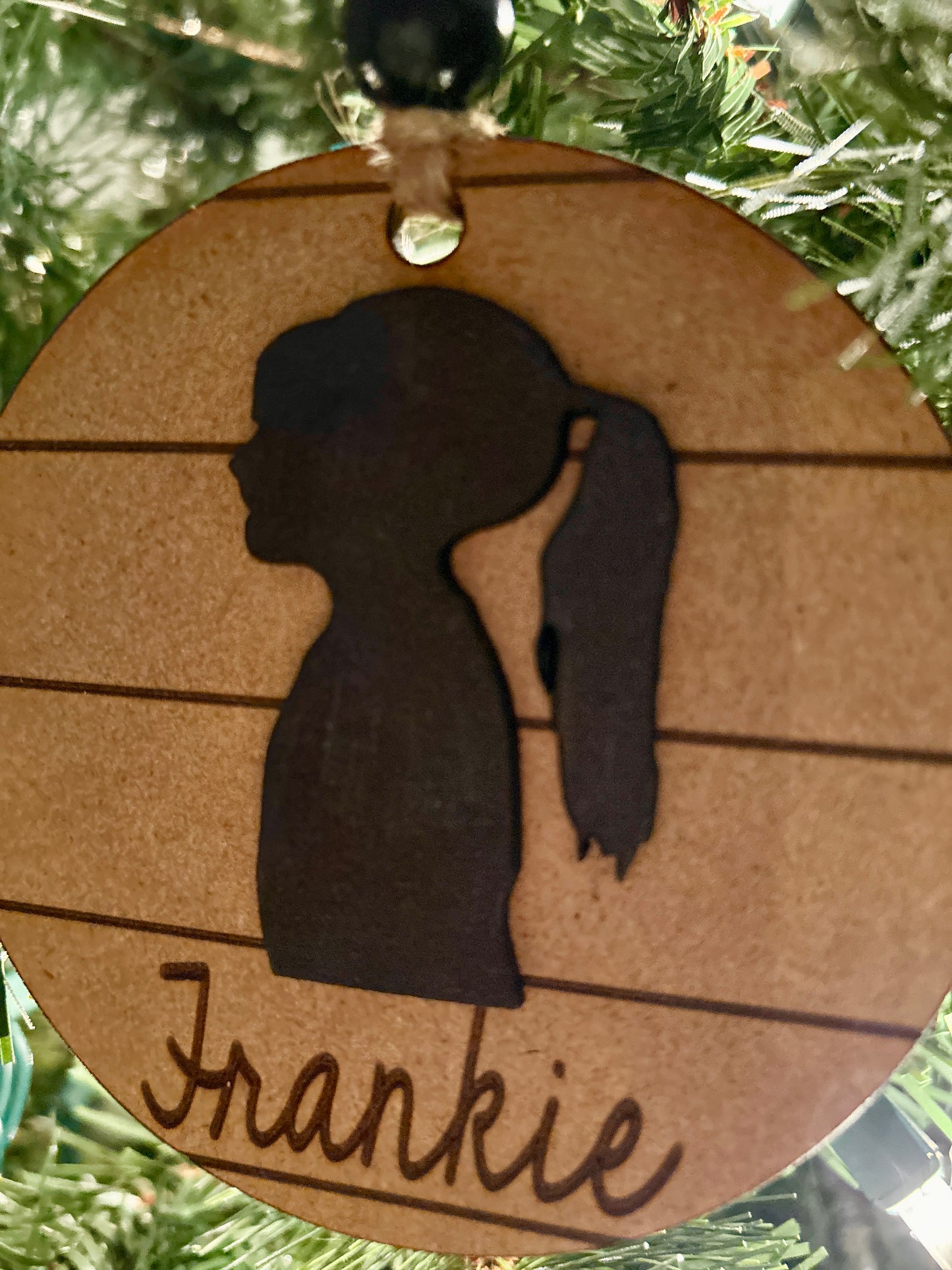 Handmade Wooden Silhouette Ornaments