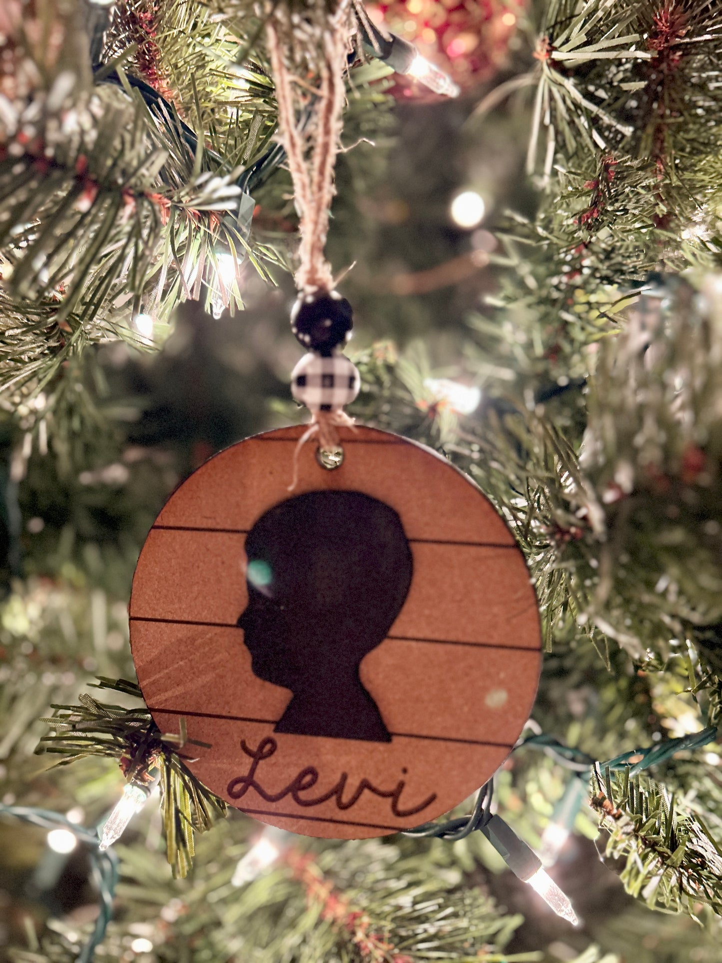 Handmade Wooden Silhouette Ornaments