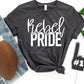 School (Rebel/Devil/Trojan/Jacket) Pride Plain Tee