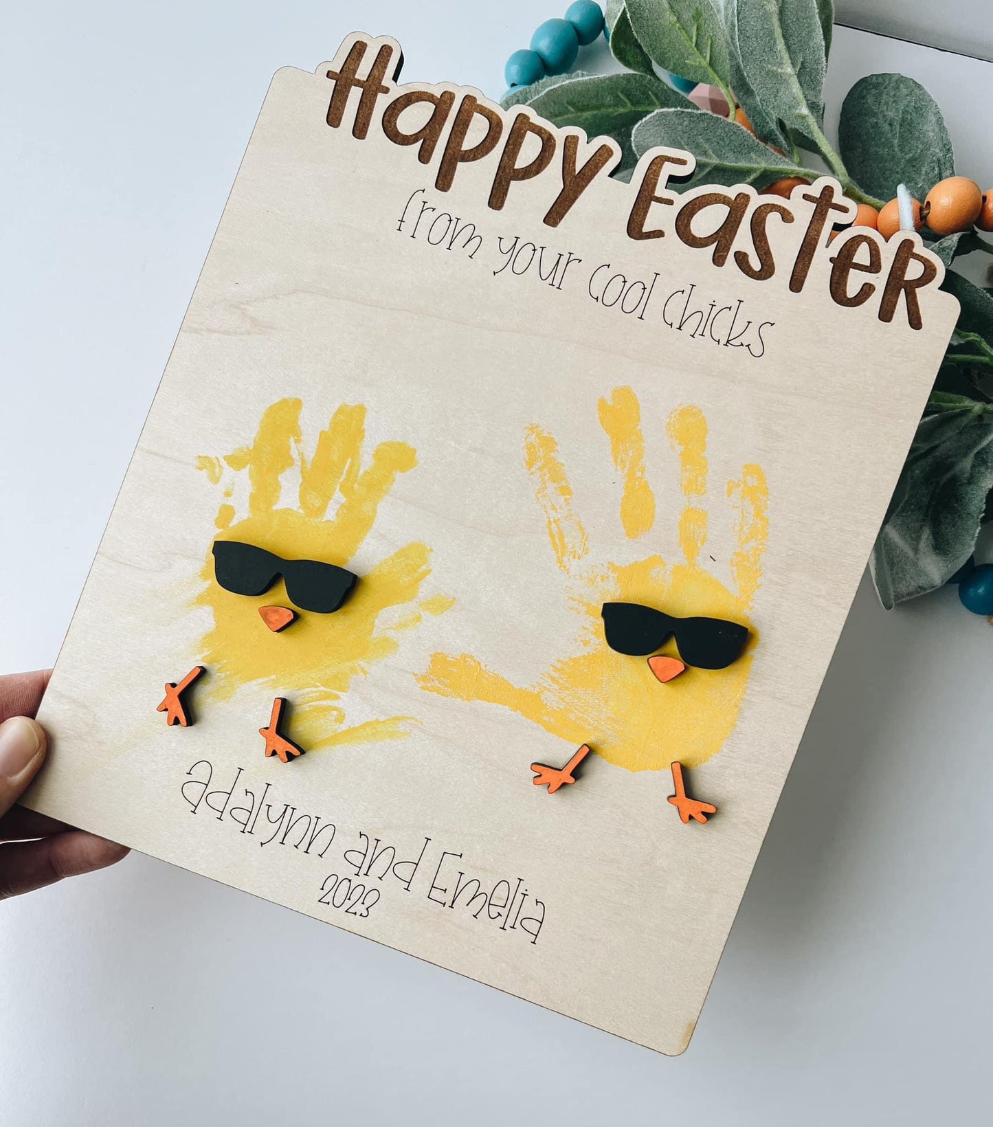 Easter Handprint/Footprint Keepsake