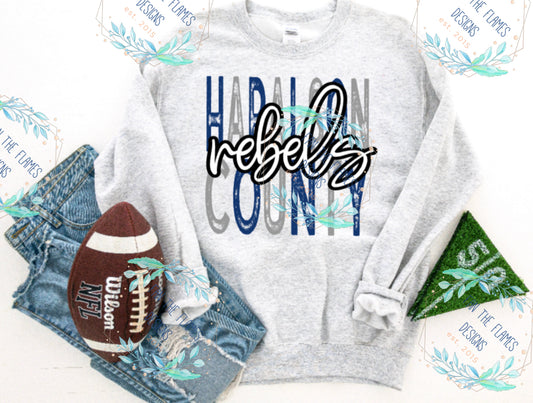 Exclusive Haralson County Rebels Design in all sizes!