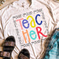 1st & 2nd Grade Typography Tee