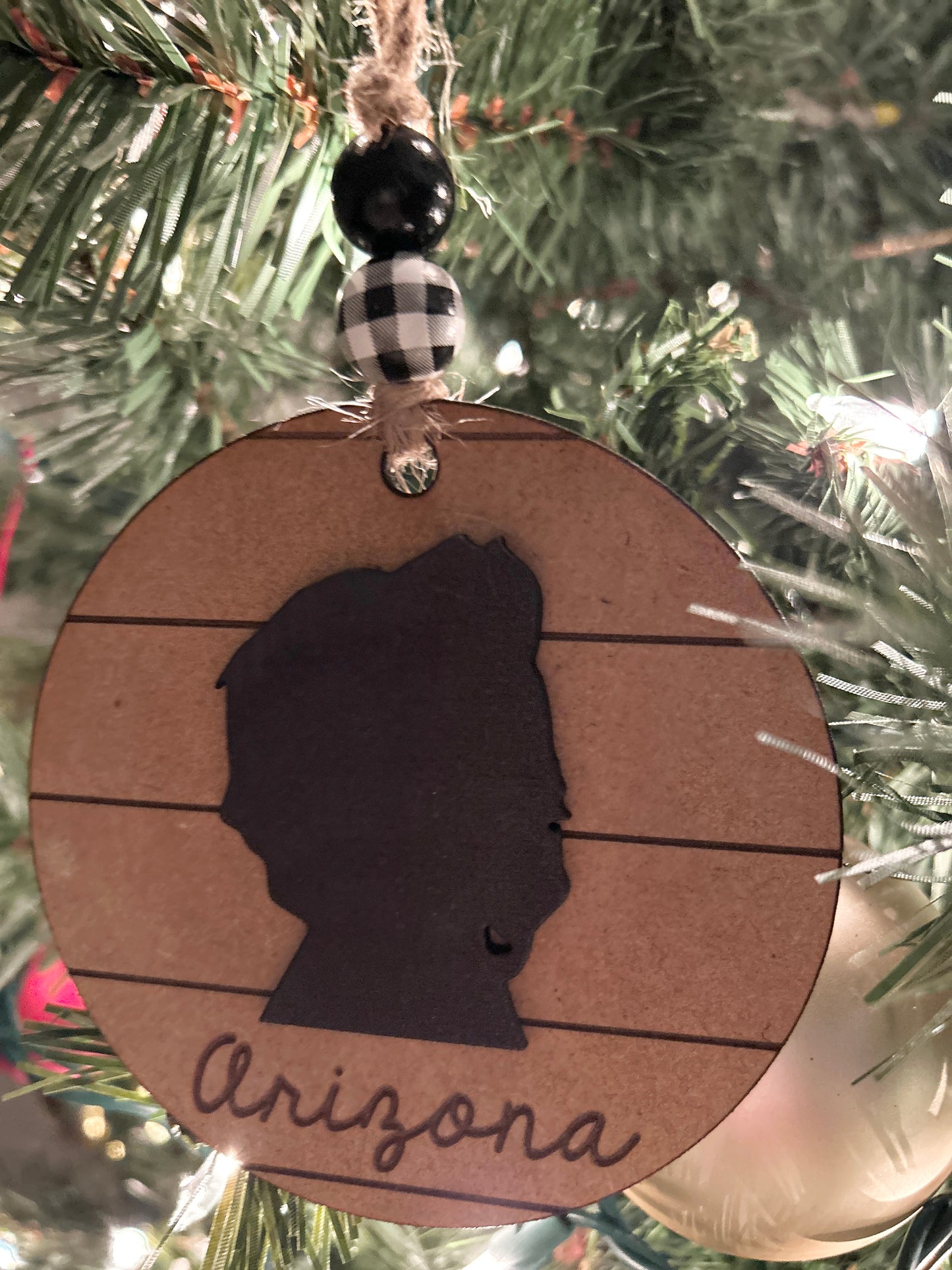 Handmade Wooden Silhouette Ornaments