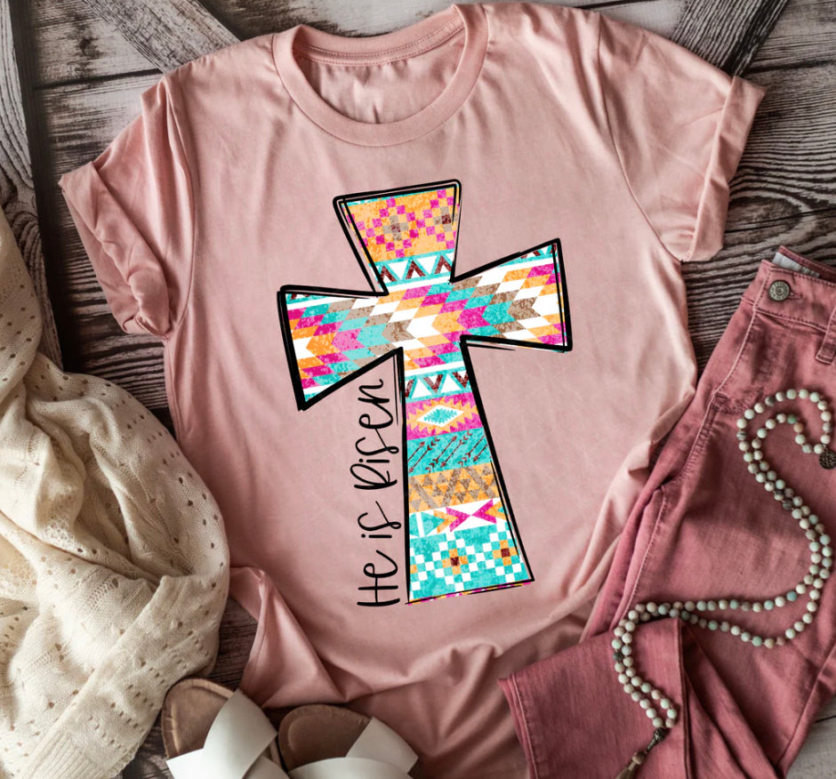 He is Risen Aztec Youth & Adult Tee